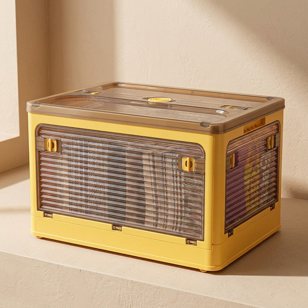 Stowmate™ Foldable Plastic Storage Box for Clothing and Toys, material and detail close-up