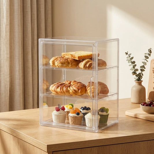 Peekbox™ Transparent PET Storage and Display Box in a calm home setting