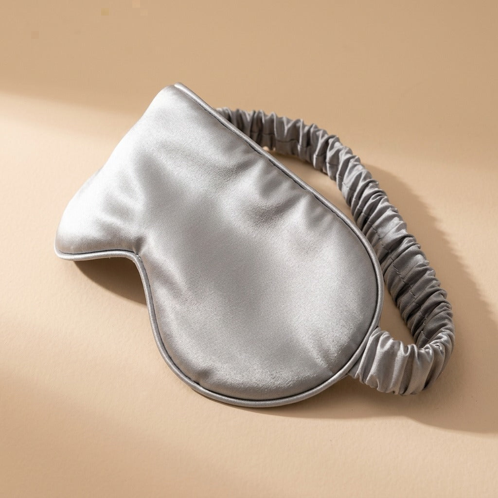 Duskfold™ Silk Eye Mask for Sleep and Travel, material and detail close-up
