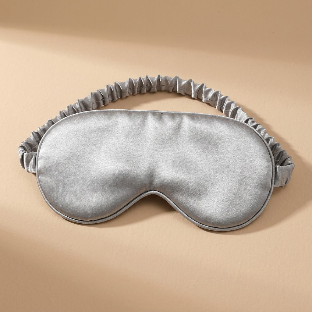 Lushveil™ Imitation Silk Eye Mask For Sleep, material and detail close-up