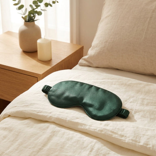 Shadeheat™ Polyester Shading Eye Mask in a calm home setting
