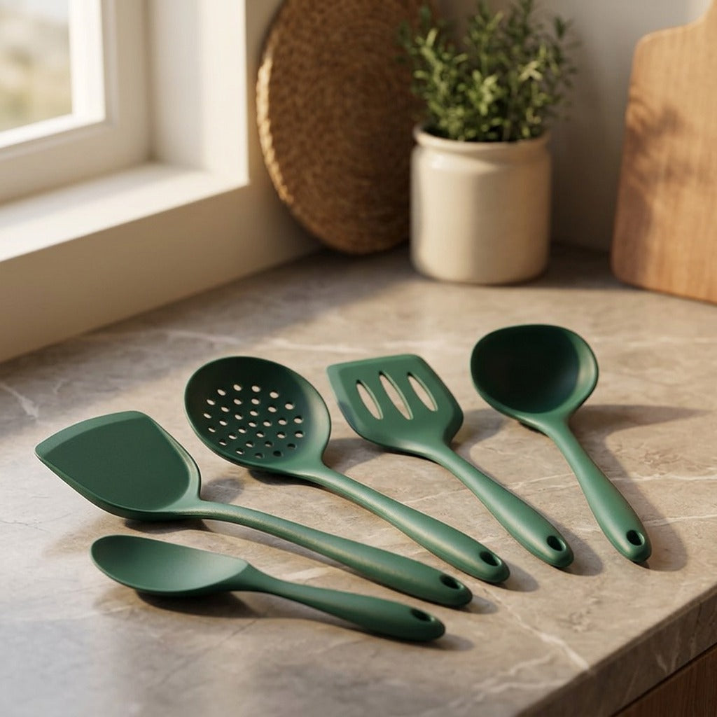 Flexispoon™ Silicone Kitchen Utensil, styled close view
