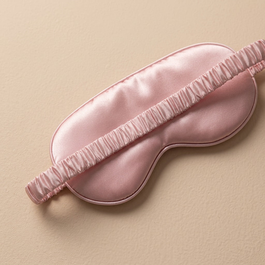 Reversible™ Double-Sided Polyester Sleep Mask, material and detail close-up