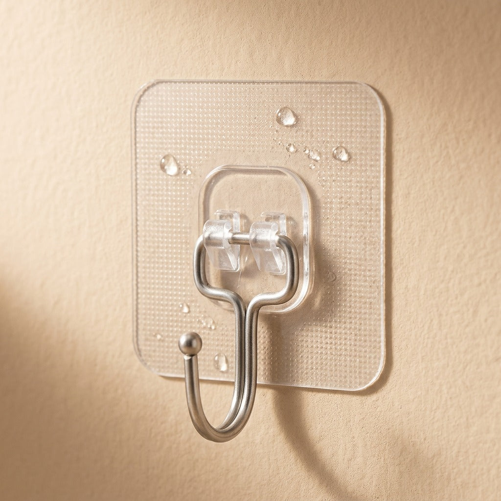 Mountcling™ Wall Mounted Adhesive Hook for Kitchen, material and detail close-up
