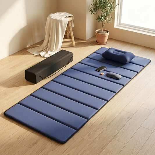 Restroll™ Foldable Oxford Cloth Nap Mat in a calm home setting