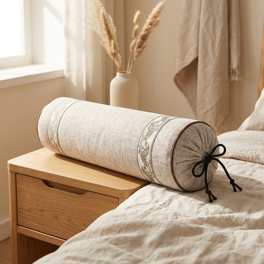Graincradle™ Buckwheat Cervical Pillow in a calm home setting