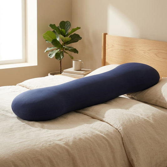 Restspan™ Memory Foam Long Pillow in a calm home setting