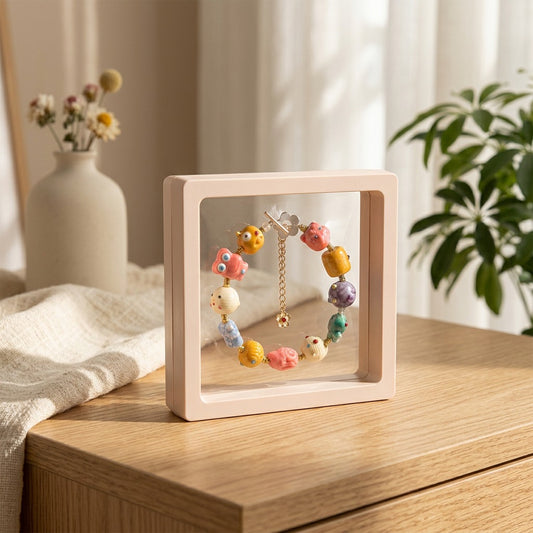 Jewelock™ Plastic Jewelry Packaging Box in a calm home setting