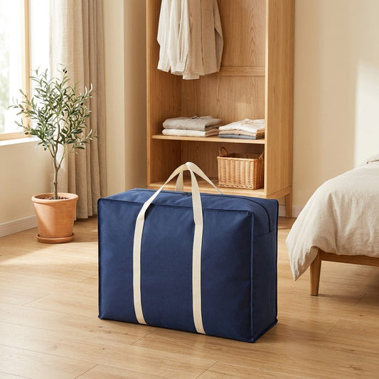 Thicktote™ Thickened Non-Woven Moving Bag in a calm home setting