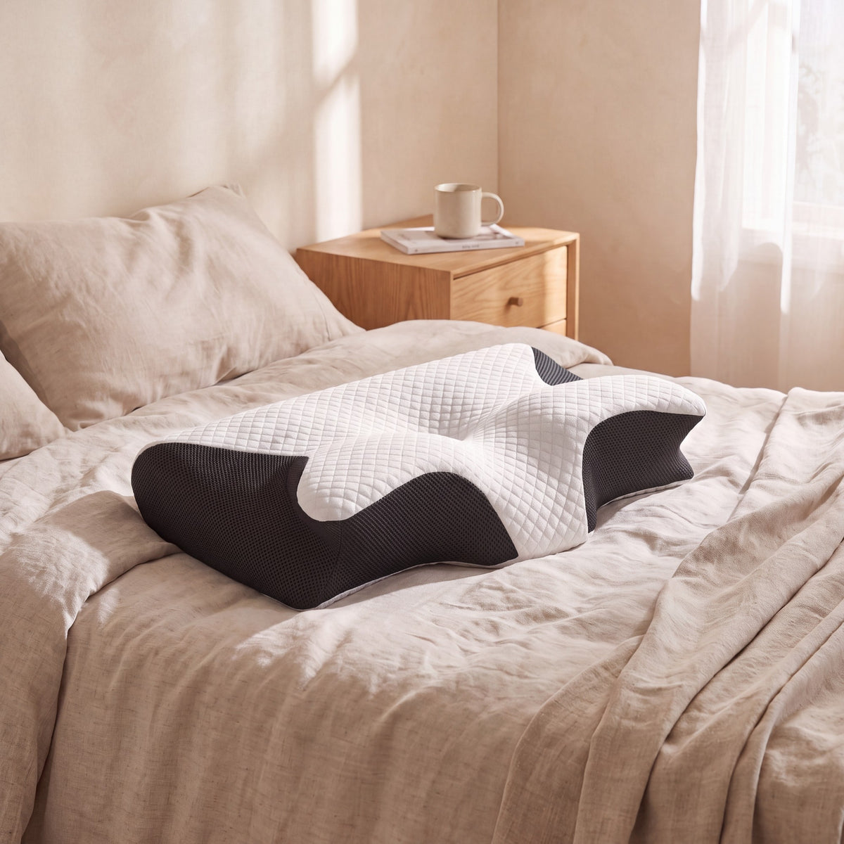 Mend Contoured Cervical Support Pillow: room