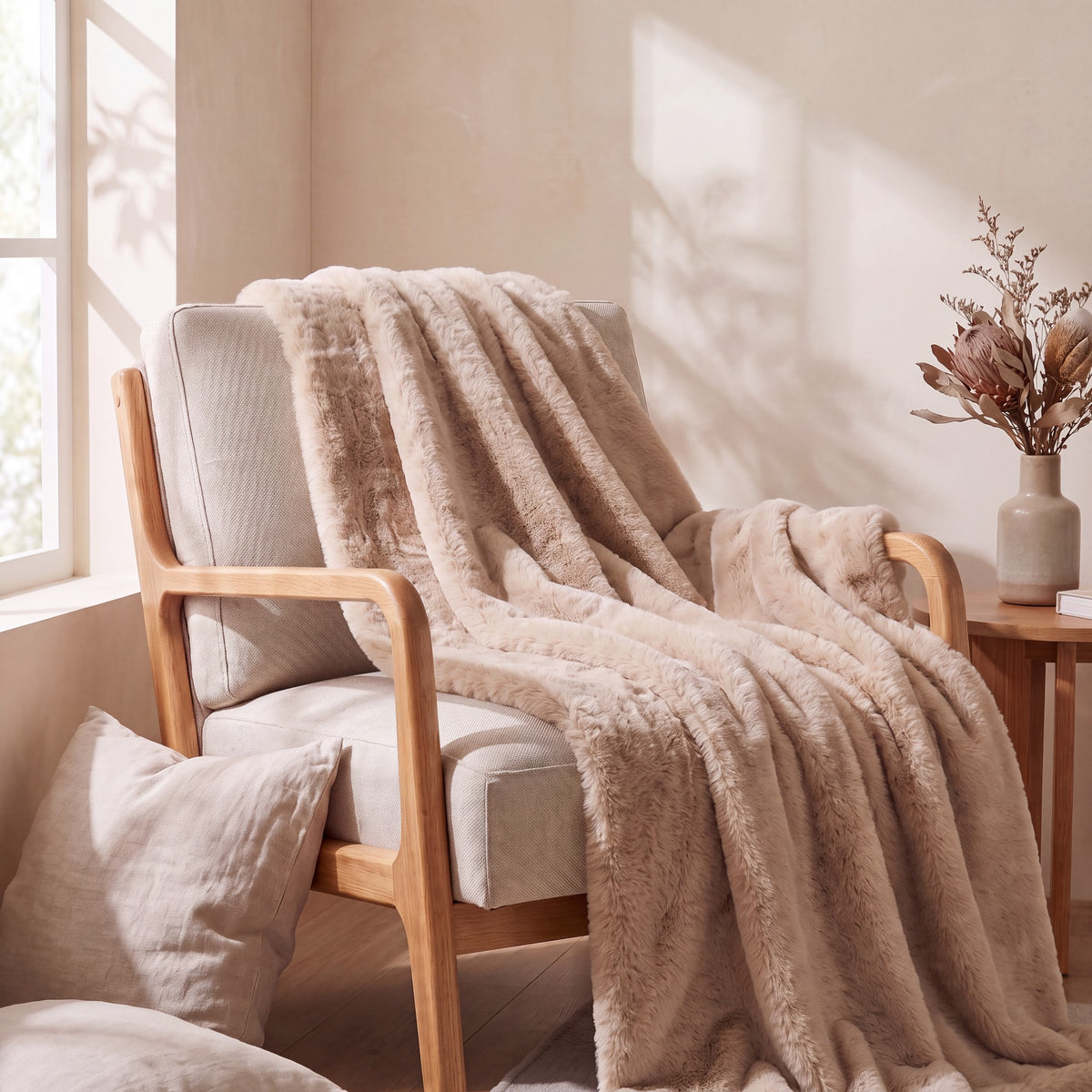Cloud Plush Throw Blanket: room