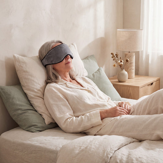 Lidveil Bluetooth Sleep Mask: in use