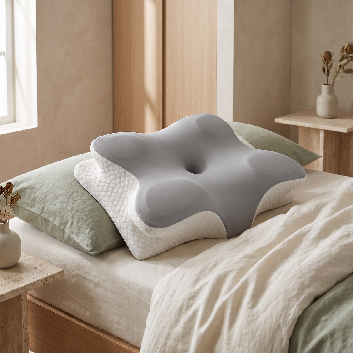 Nestform Cervical Memory Foam Pillow: card