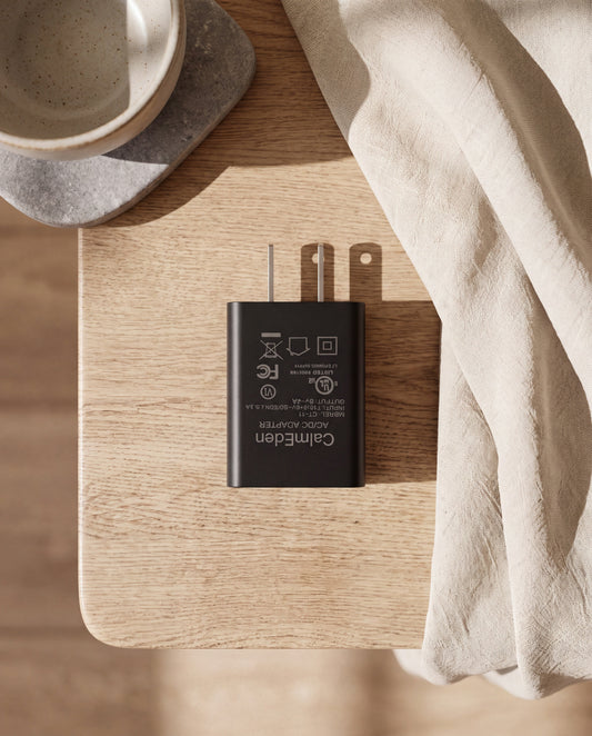 Thaw 10W USB Power Adapter in a Calm Eden lifestyle setting