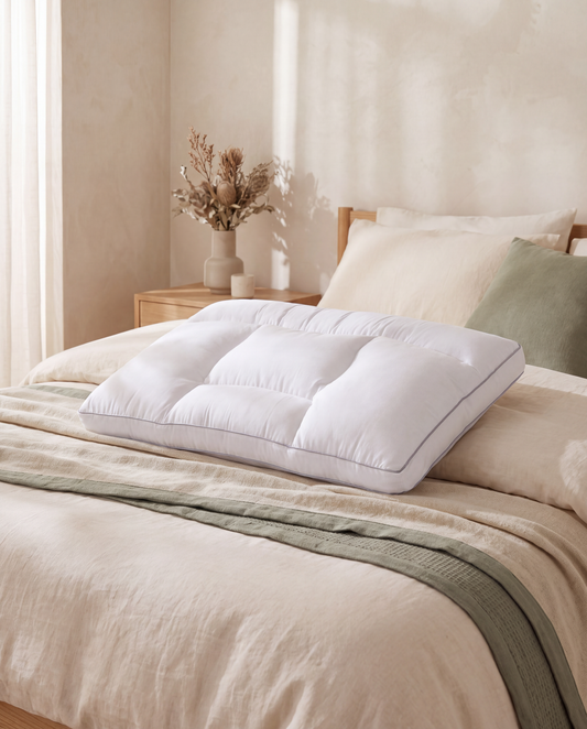 Adapt Zoned Support Pillow in a Calm Eden lifestyle setting