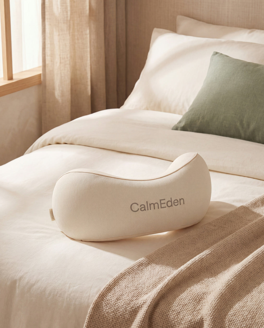 AVIO Travel Neck Pillow in a Calm Eden lifestyle setting