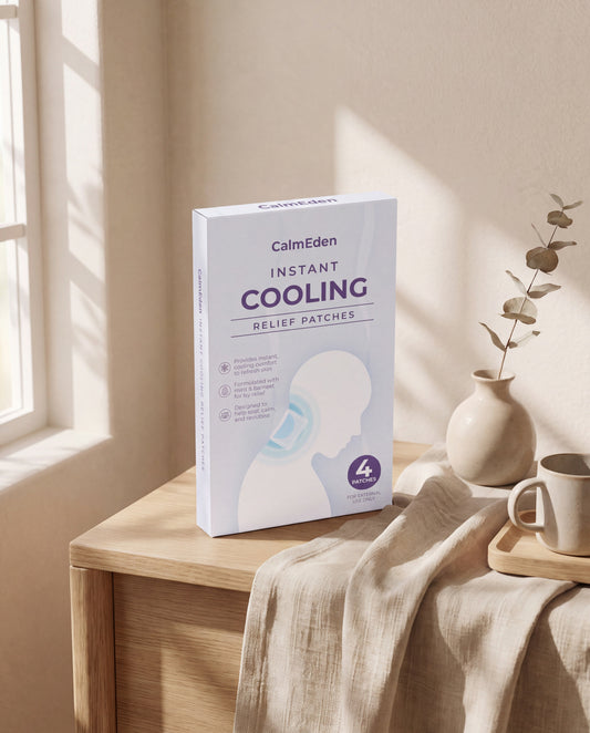Thaw Instant Cooling Patches in a Calm Eden lifestyle setting