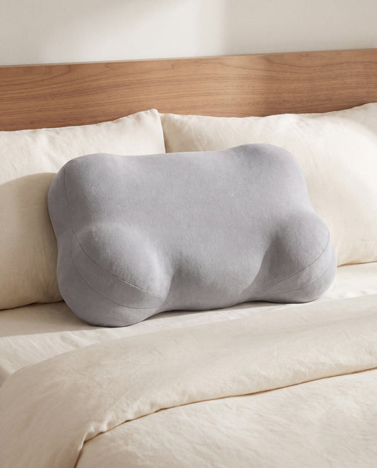 Cumulus Soft Cervical Pillow in a Calm Eden lifestyle setting