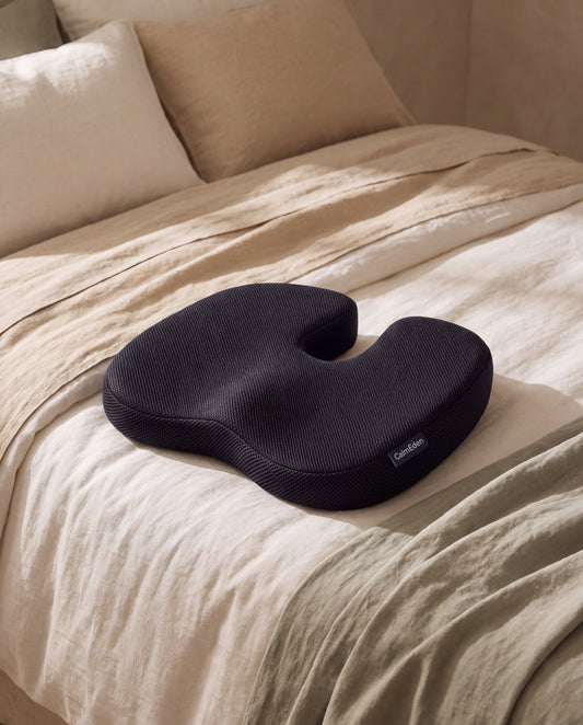 Dais Office Chair Seat Cushion in a Calm Eden lifestyle setting