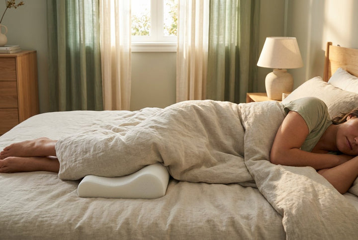 Knee Pillow for Side Sleepers: Shapes, Sizing and How to Use One