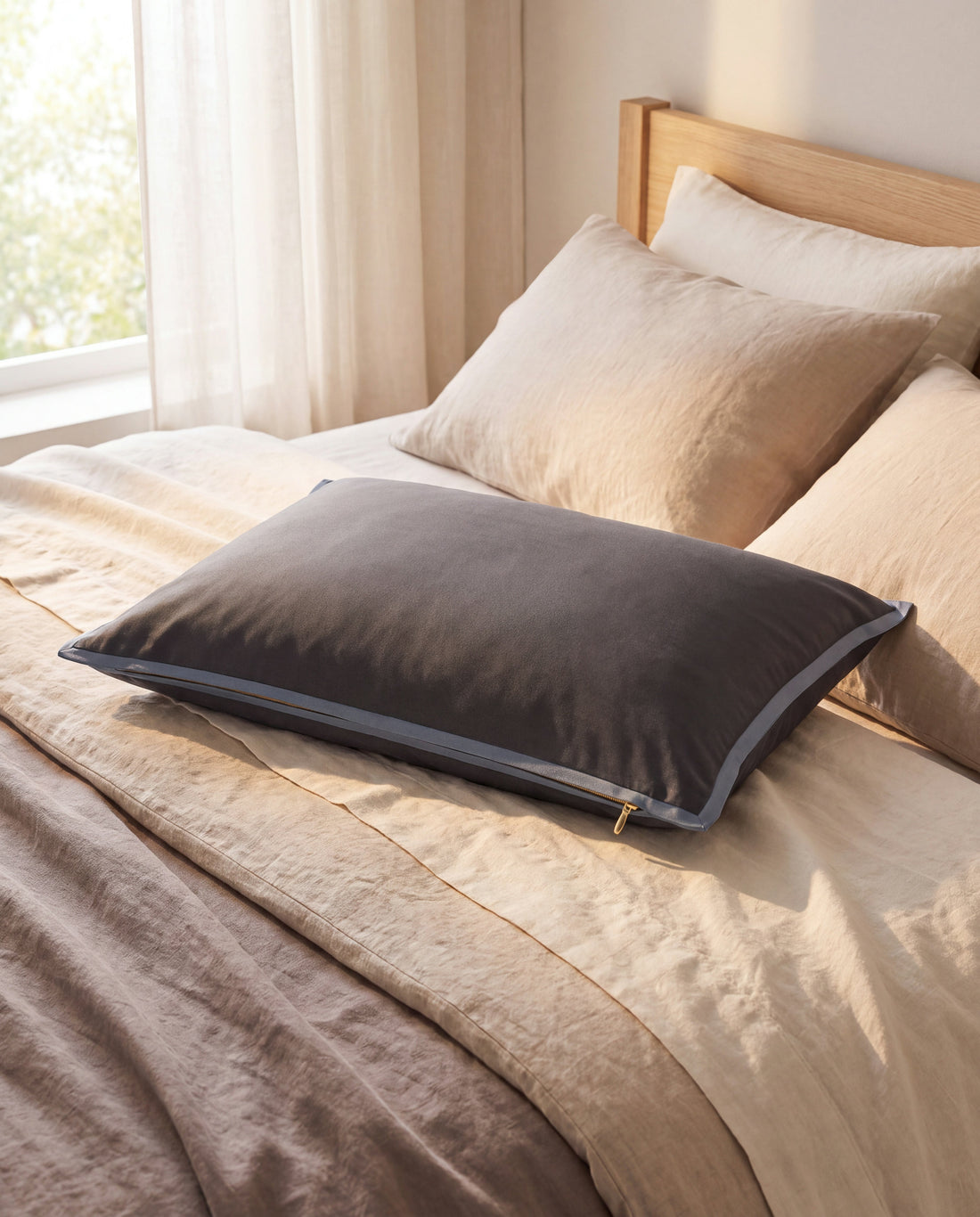 Pair Premium Pillowcase in a Calm Eden lifestyle setting
