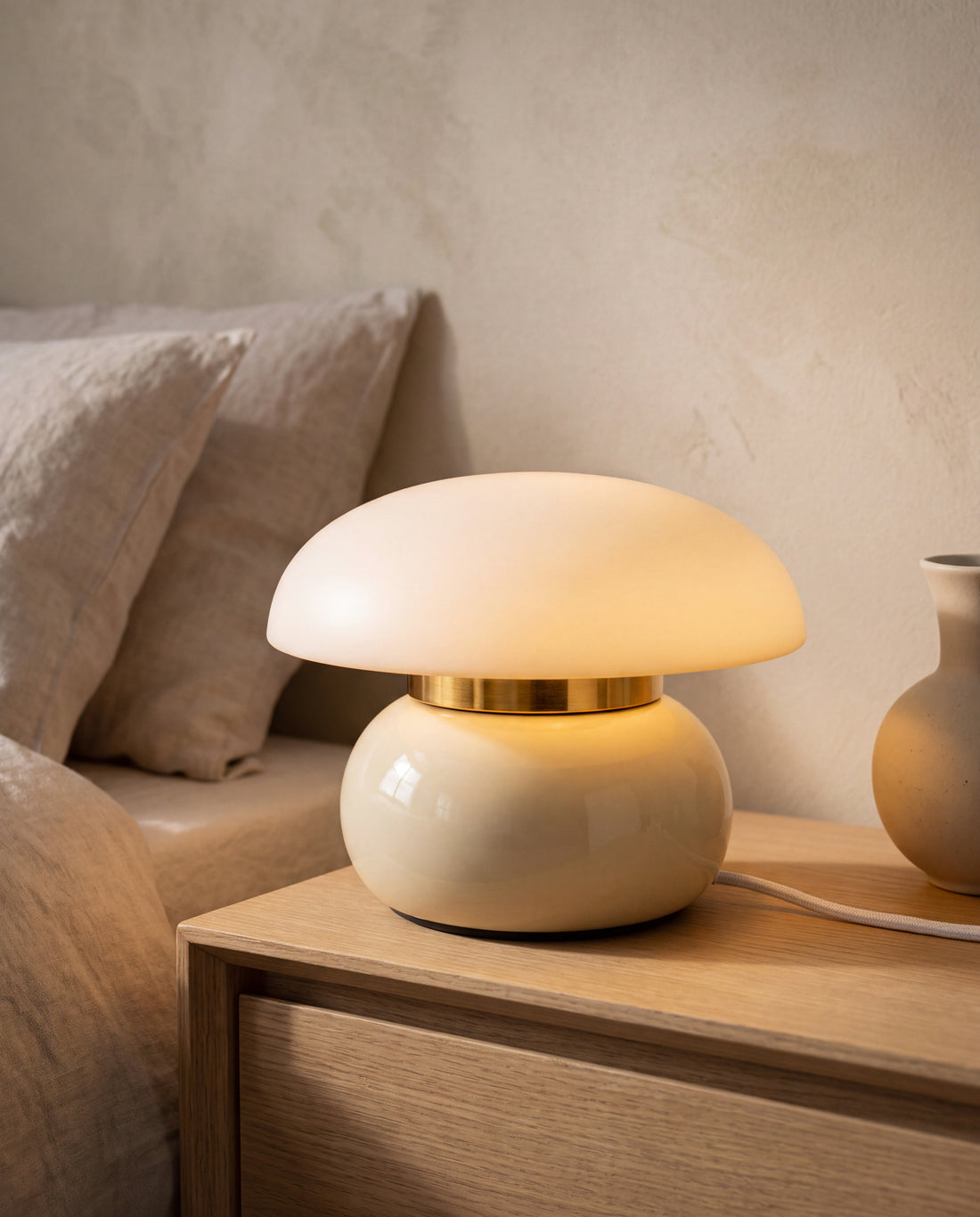 Pillar Dome Lamp in a Calm Eden lifestyle setting