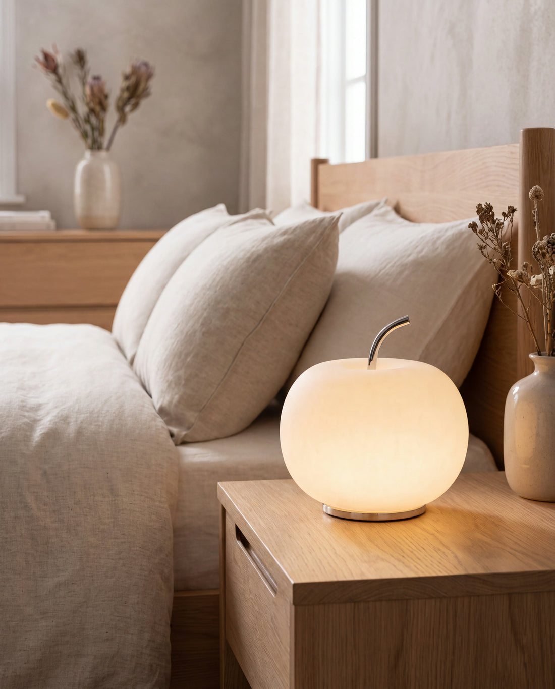 Pippin Apple Lamp in a Calm Eden lifestyle setting