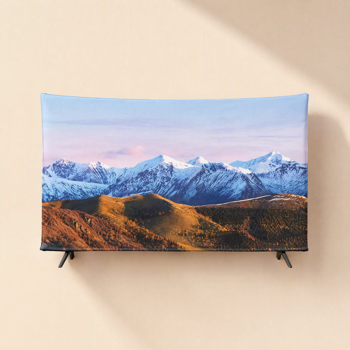 Festive polyester stretch TV dust cover - view 4
