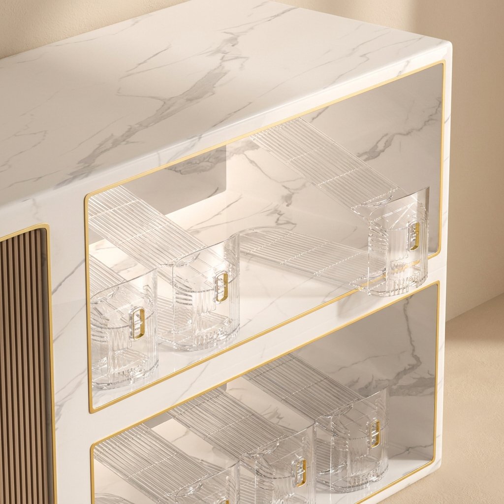 Transparent foldable double-layer shoe rack