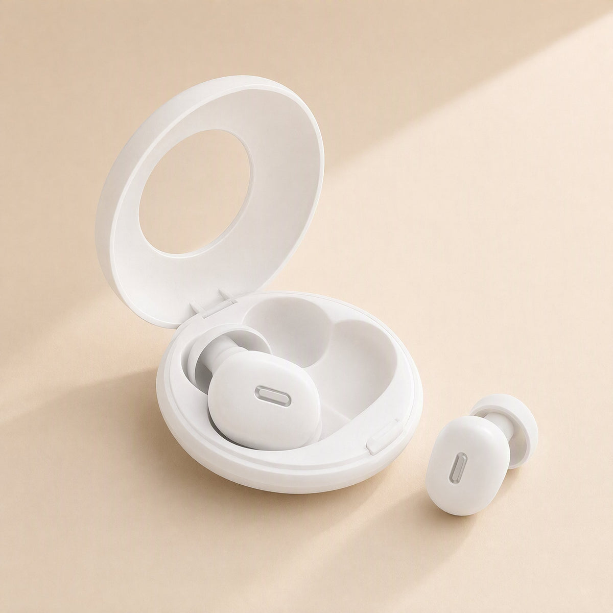 Silicone soundproof earplugs described for sleep, swimming, and noise reduction - view 4