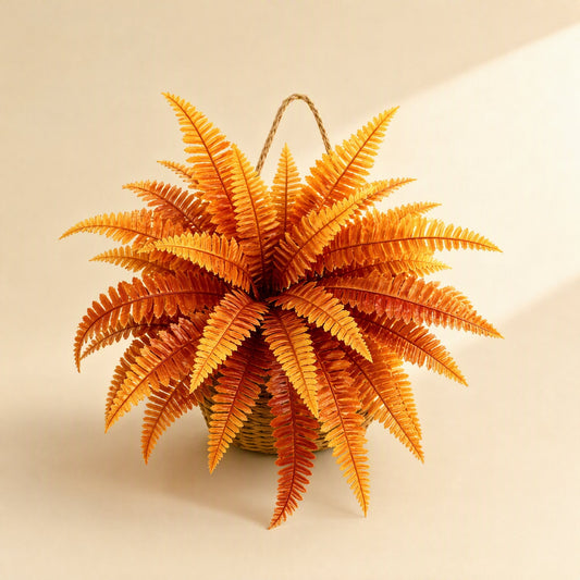 Autumn Persian grass artificial flowers arranged as bouquet-style branches