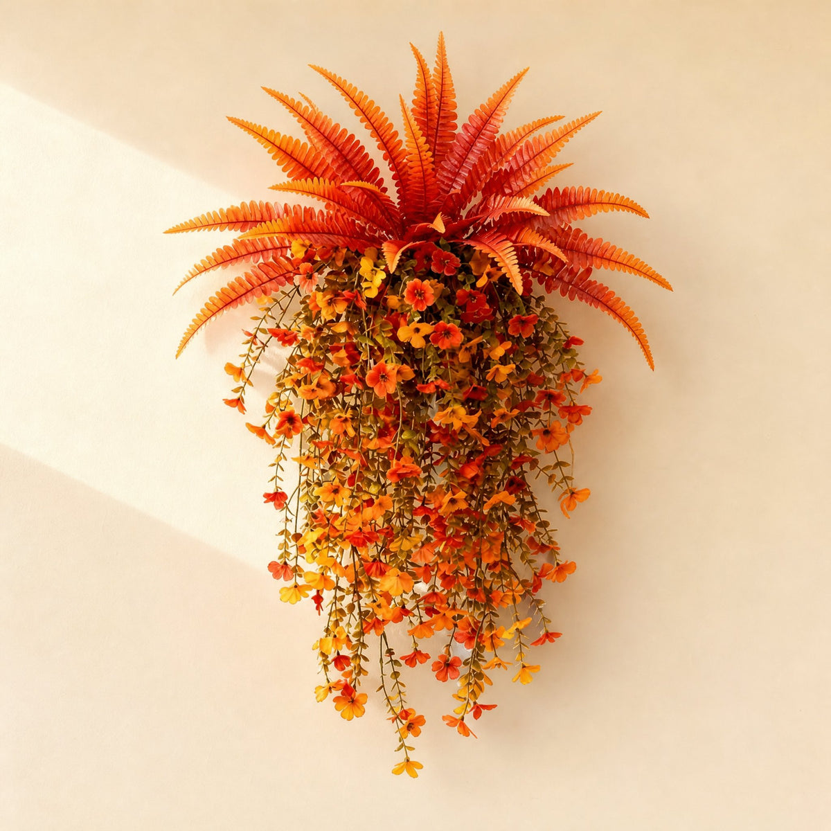 Autumn Persian grass artificial flowers arranged as bouquet-style branches - view 3