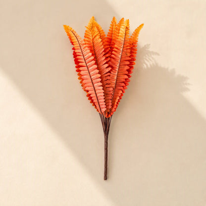 Autumn Persian grass artificial flowers arranged as bouquet-style branches - view 4