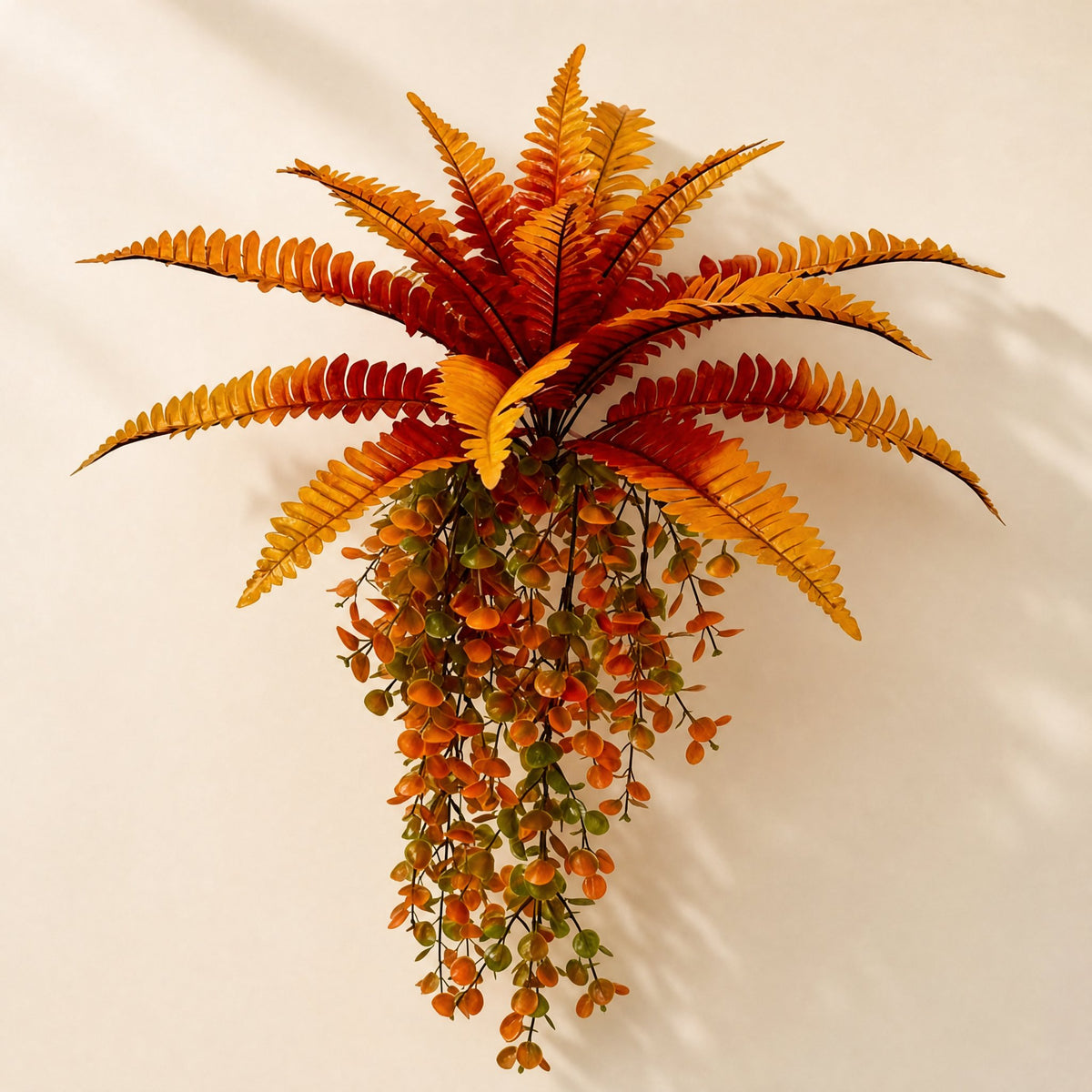 Autumn Persian grass artificial flowers arranged as bouquet-style branches - view 5