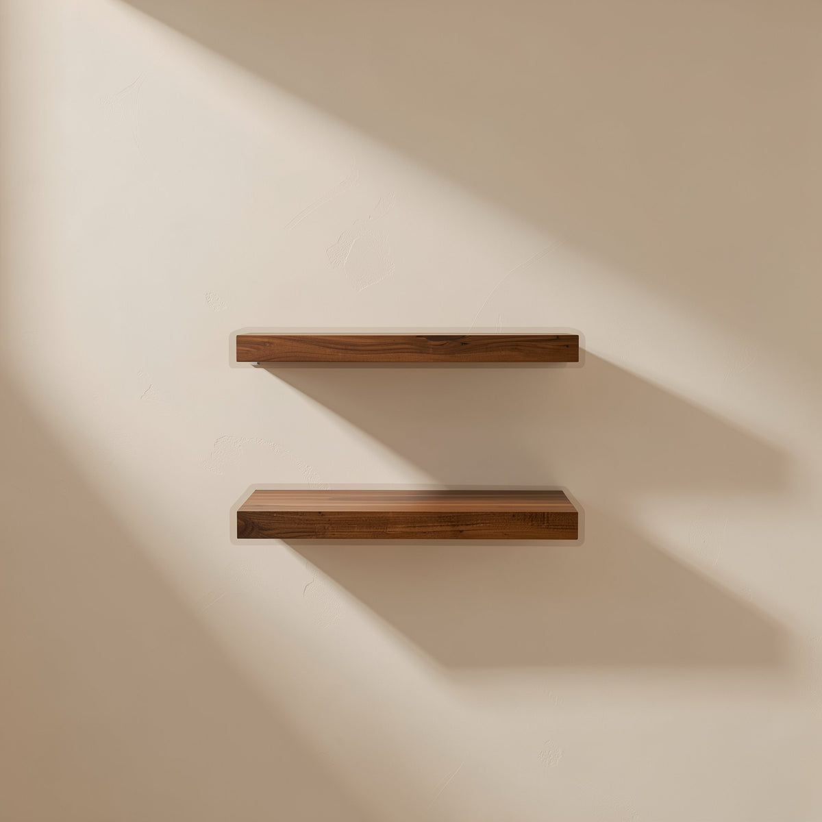 Wall-mounted density board storage shelf with integrated bracket - view 2