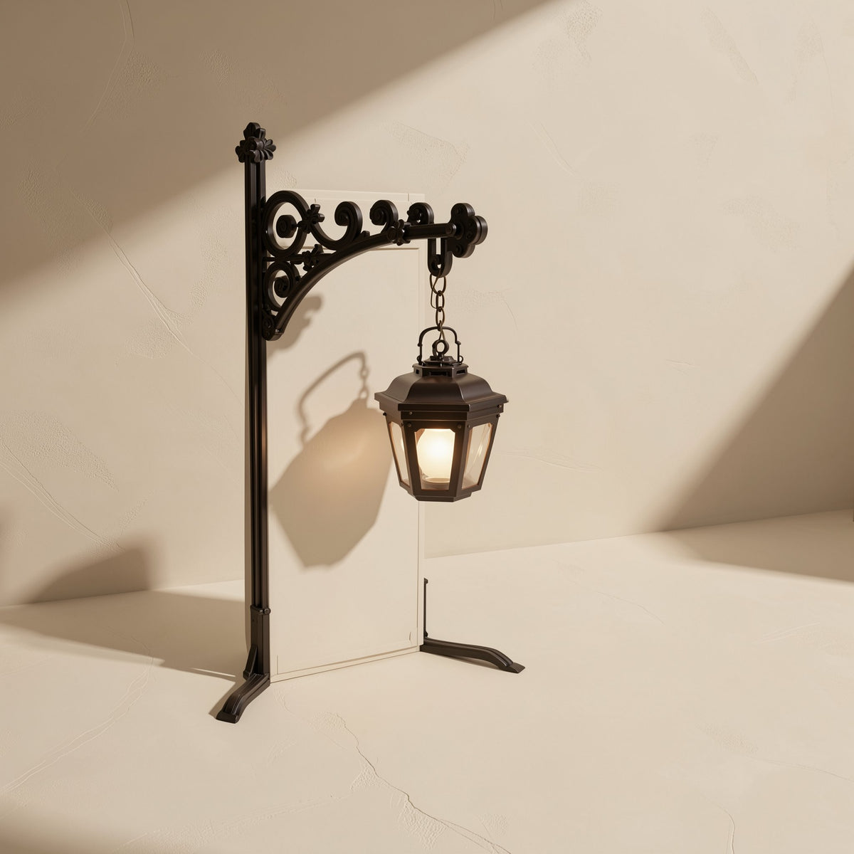 Acrylic bookshelf lantern decoration in a classic style