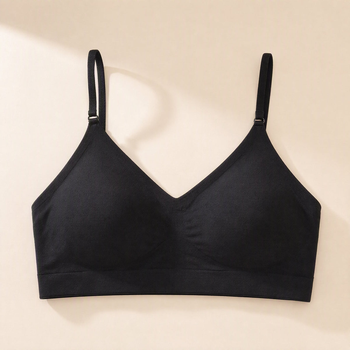 U-shaped backless bra with detachable double shoulder straps and thin molded cups - view 3
