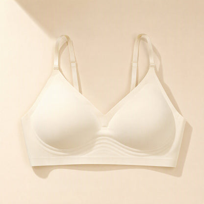 U-shaped backless bra with detachable double shoulder straps and thin molded cups - view 4