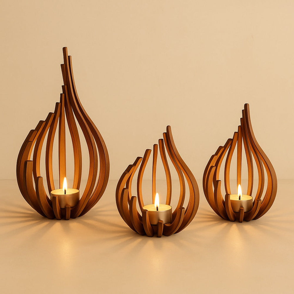Flare™ Sculptural Candle Holder