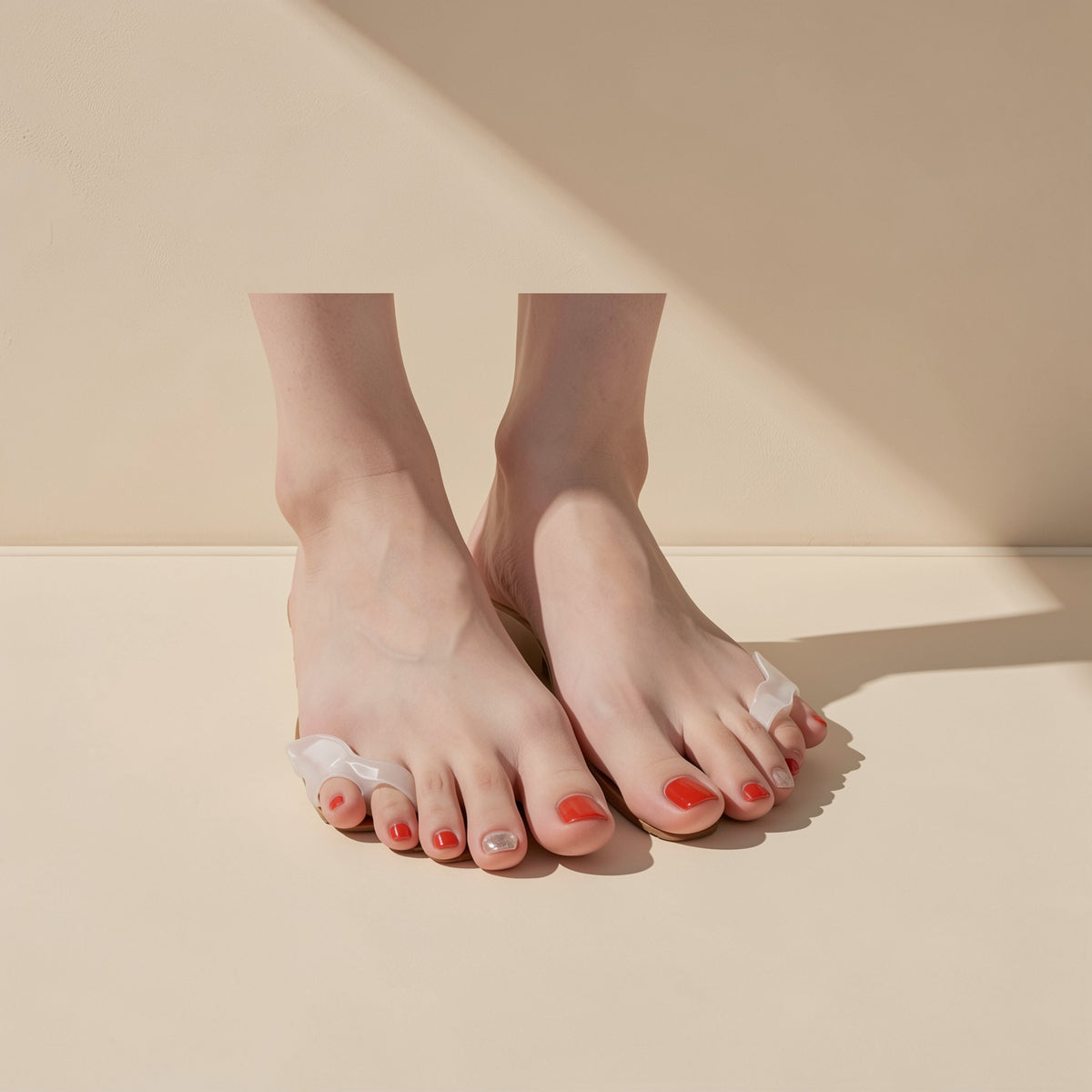 Silicone double-hole separator for overlapping toes and little-toe valgus - view 4