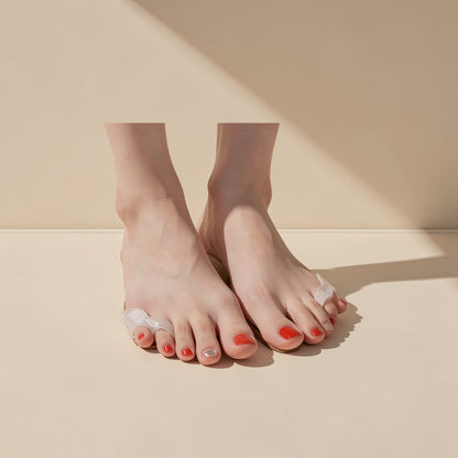 Silicone double-hole separator for overlapping toes and little-toe valgus - view 4