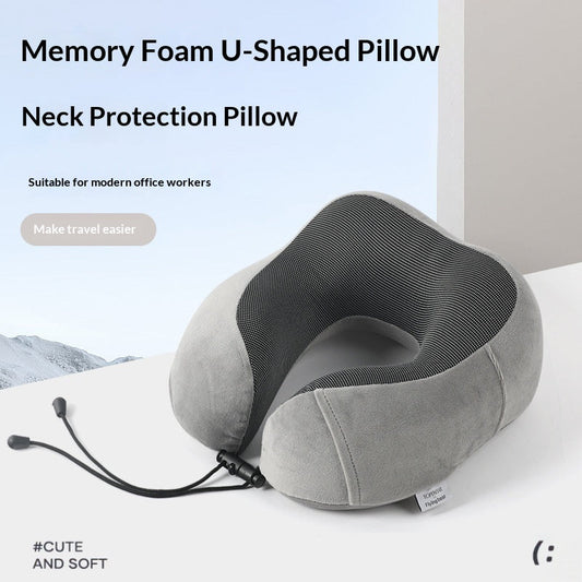 U-Shaped Memory Foam Support Pillow