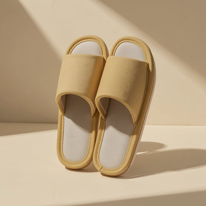 Linenstep four seasons men's linen slippers with PVC sole - view 3