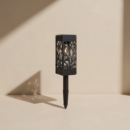 Solar lawn lamp with decorative outdoor lighting and IP44 protection rating