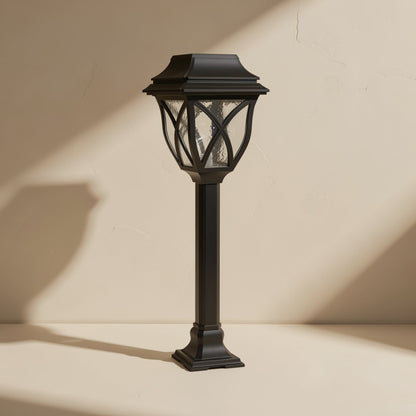 Solar lawn lamp with decorative outdoor lighting and IP44 protection rating - view 3