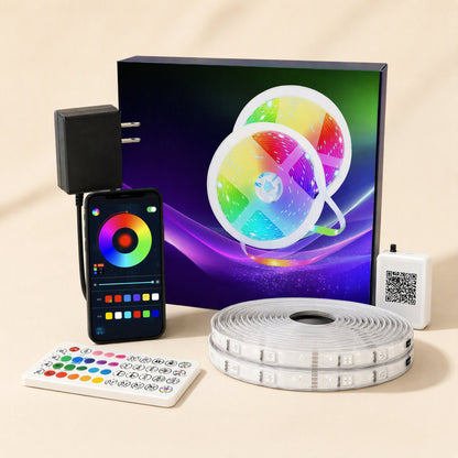 RGB LED strip light for TV backgrounds with 3535 lamp beads - view 5