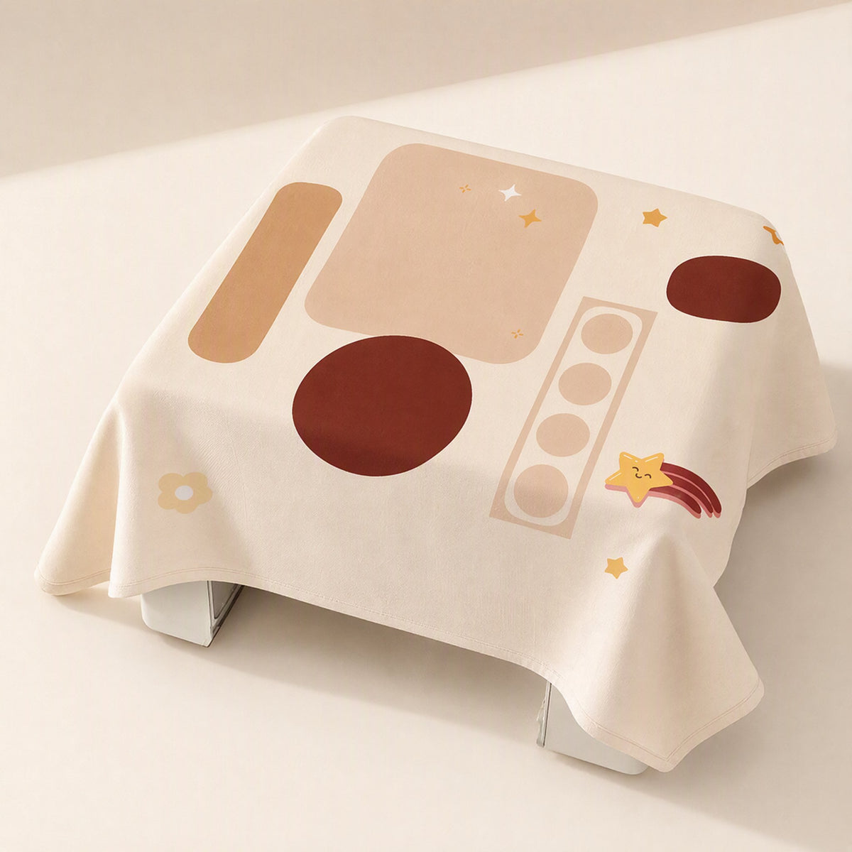 Minimalist polyester cotton printer cover