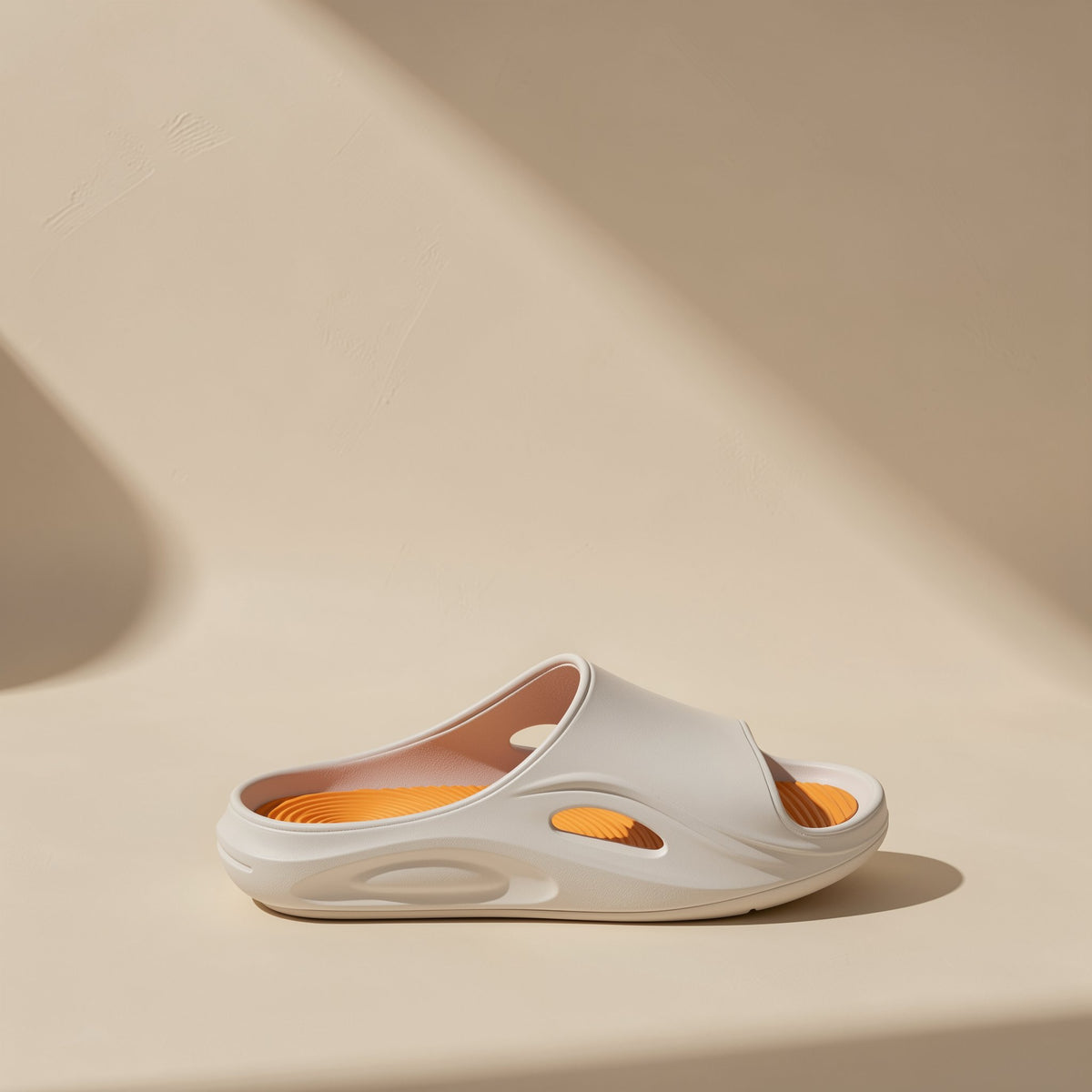 Men's minimalist PVC slippers with PVC uppers and soles - view 4