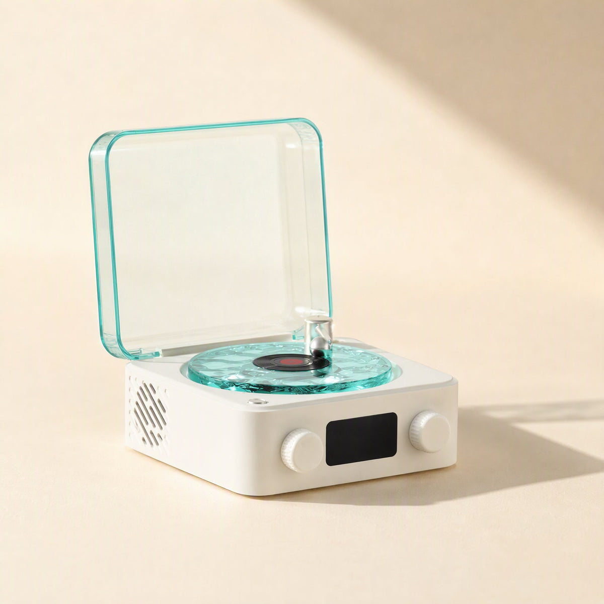 Bluetooth white noise speaker with an atmosphere light and desktop clock - view 3