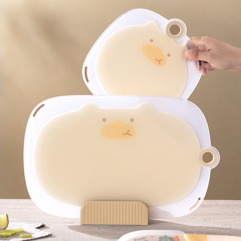 Cutting Board Anti-mildew Antibacterial Household Cutting Board Kitchen Special Fruit Cutting Board Baby Food Supplementary Classification Double-sided Cutting Board - image 4